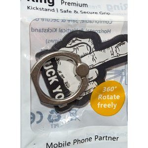 Middle Finger Phone Grip/Kickstand